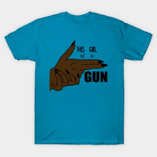 Halsey Girl is a Gun lyrics iichliwp T-Shirt